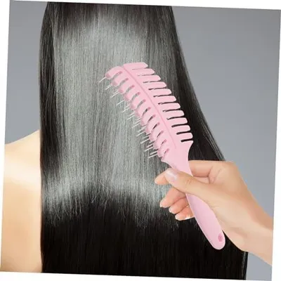 Produktbild von Haarkamm mit Kopfhautmassagegerät und Duschbürste zum Haarpeeling, kleines Kopfhautmassagegerät und Haarbürste zum Haarewaschen für verschiedene Haartypen