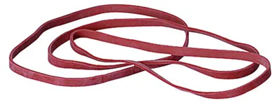 Produktbild von ALCO Gummiband 5 x 100 mm (B x L) Kautschuk rot 1.000 g/Pack.
