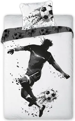 Produktbild von Jugendbettwäsche 160x200 Fußballer Soccer