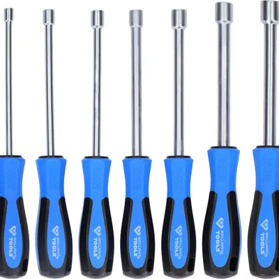 Image de BRILLIANT TOOLS  Jeu de  tournevis à  douille  7  pièces  5  - 12  mm  - BT031070