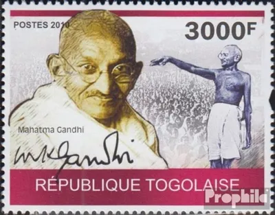 Produktbild von Briefmarken Togo 2010 Mi 3523 (kompl.Ausg.) postfrisch Mahatma Gandhi