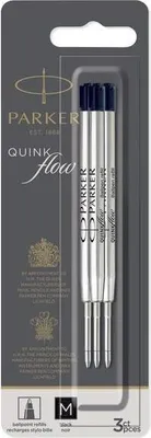 Image de PARKER 2119151 PARKER Mine grande capacité pour stylo à bille QUINKflow, 3 blisters