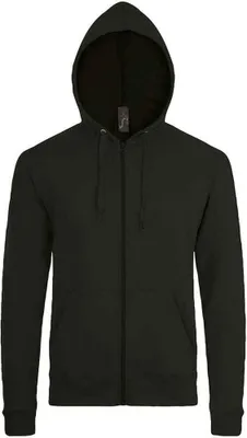Image de SOLS - Sweat à capuche « Stone » pour homme/femme unie LT1890 (S) (noir)