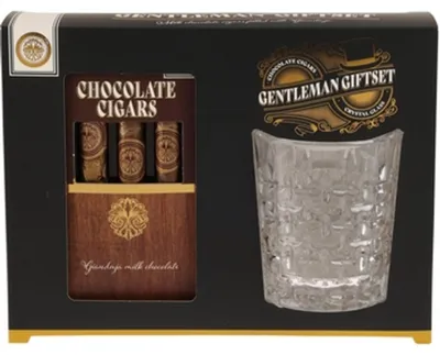 Produktbild von Zestaw Szklanka i Czekolada do Cygar 75 g