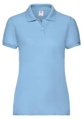 Produktbild von Fruit of the Loom - Poloshirt für Damen LT1865 (XL) (Himmelblau)