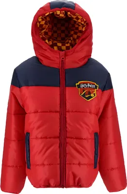 Imagen del producto de Abrigo de invierno cálido, color rojo, talla 128 - Harry Potter