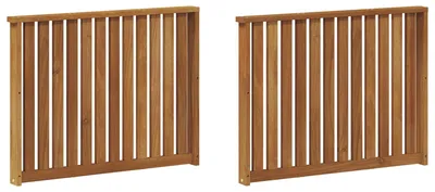 Immagine prodotto di vidaXL Braccioli per divano, 2 pezzi, colore naturale, 80 x 6 x 61 cm, legno massello di acacia