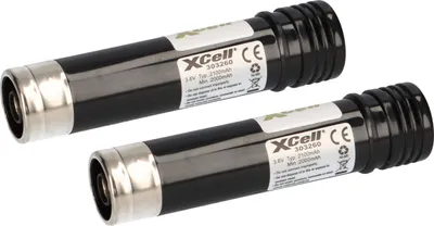 Produktbild von 2x XCell Werkzeugakku für Black&Decker Ni-MH 3,6V / 2100mAh VP3621 VP100/VP130K