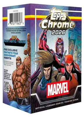 Produktbild von Topps Chrome Marvel Comics 2026 Value Box Cards – ORIGINAL PACKET WRAPPING