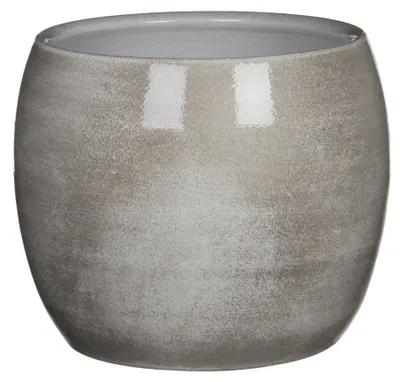 Produktbild von Mica Decorations Blumentopf - grau - Keramik - 20 x 18 cm