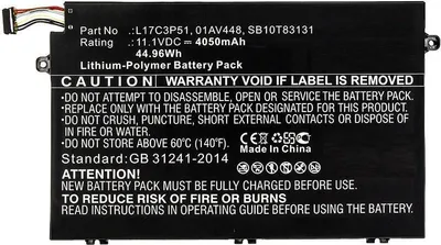 Produktbild von CoreParts MBXLE-BA0217, Akku, Lenovo, Lenovo ThinkPad E14, E15, E490, E580