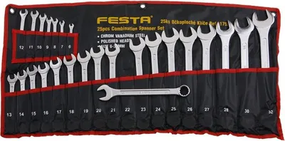Obrázek produktu pro Sada klíčů OP 6-32mm 25díl. FESTA