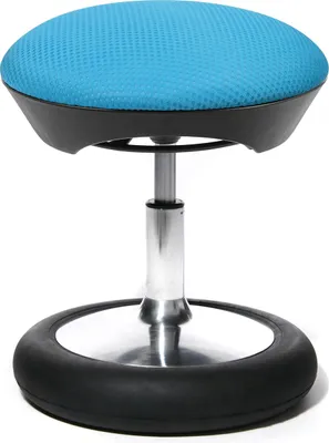 Produktbild von Kinderhocker Topstar Drehhocker ergonomisch Sitness Kid 20 Net chrom/hellblau