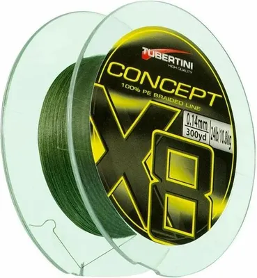 Produktbild von Tubertini Concept X8 Geflochtene Schnur 275 M Grün 0.400 mm Grün 0.400 mm