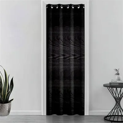 Produktbild von Vorhang Blackout 167x228cm Schwarz Verdunkelungsvorhänge Türvorhang