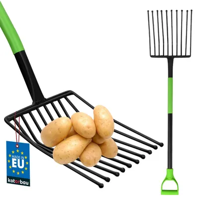 Obrázok produktu pre Vidly na zemiaky KOTARBAU® 10 hrotov 120 cm s kovovou rukoväťou