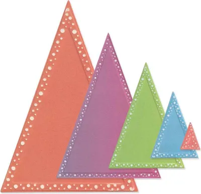 Immagine prodotto di Fustella Sizzix Framelits "Triangles by Stacey Park"