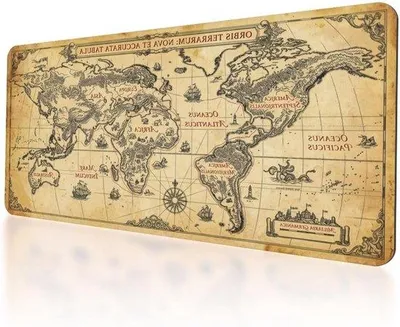 Productafbeelding van Grote antislip muismat voor gaming en kantoor, waterdicht met gestikte rand, 80 x 40 cm