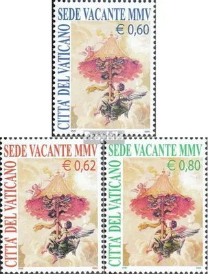 Produktbild von Briefmarken Vatikanstadt 2005 Mi 1514-1516 (kompl.Ausg.) postfrisch Tod von Papst Johannes Paul II.