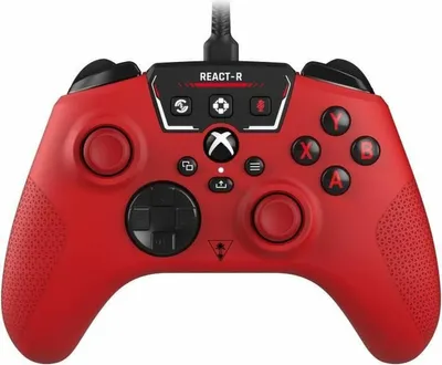 Obrázok produktu pre Turtle Beach React-R, Gamepad, PC, Xbox One, Xbox Series S, Xbox Series X, D-pad, Tlačidlo ponuky, Tlačidlo zdieľať, View button, Analógový/digitálny, Kábel, USB