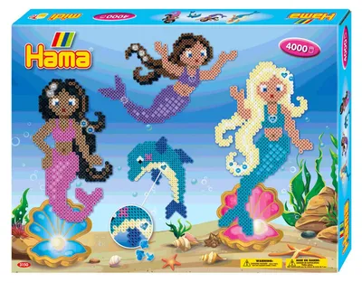 Immagine prodotto di Hama 3150 Hama ferro su perline midi "Sirene", confezione regalo