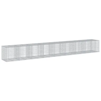 Obrázek produktu pro Gabionový koš s víkem 850 x 100 x 100 cm pozinkované železo