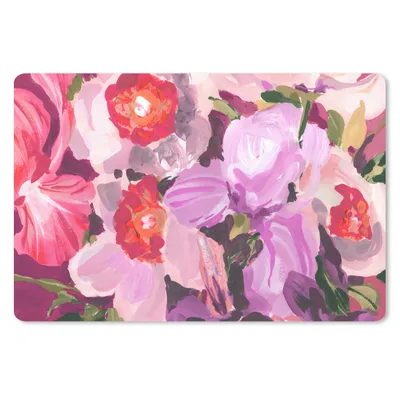 Produktbild von MuchoWow® Schreibtischunterlage Rosa - Orchidee - Blumen - Botanisch 60x40 cm - XXL Mauspad - Großes Mauspad
