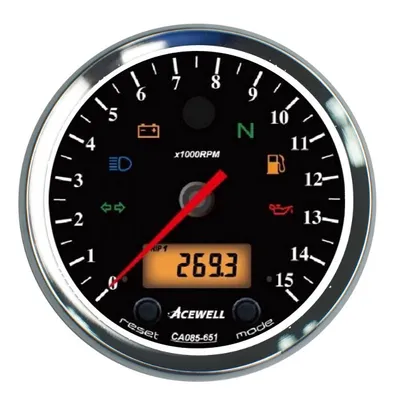 Zdjęcie produktu dla Tachometr cyfrowy ACEWELL Analog DZM 15000rpm