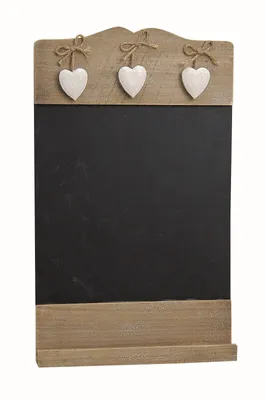 Produktbild von Memo Tafel zum hängen mit 3 Herzen