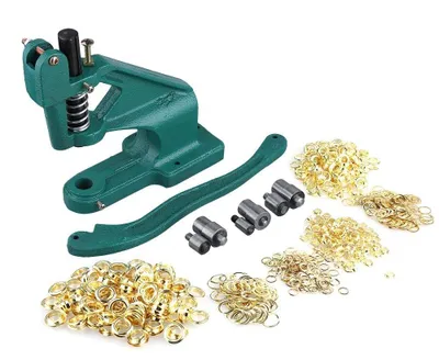 Productafbeelding van Klinknageltang Professionele Set - Klinknagelpers - Oogtang - Antislip Handgreep - 900 Klinknagels - Hoogwaardige Materialen