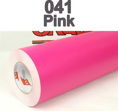 Produktbild von (6,95€/m²) Oracal® Möbelfolie 041 Pink Matt 31,5 cm Breite Laufmeterware selbstklebende Folie Plotterfolie Klebe Folie Oracal 631 matte Küchenfolie