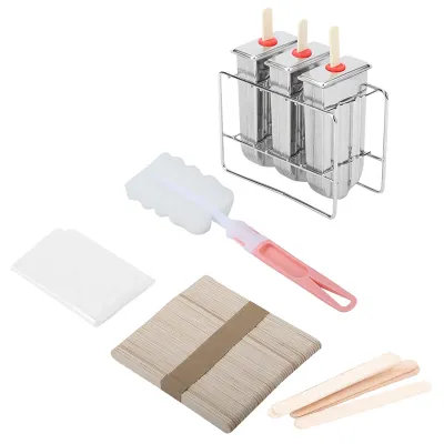 Zdjęcie produktu dla 3PCS Okrągła forma do lodów ze stali nierdzewnej 304 do użytku domowego