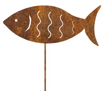 Produktbild von Edelrost Fisch mit Stecker