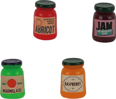 Productafbeelding van Sam & Julia Minis: Jamglazen (set van 4)