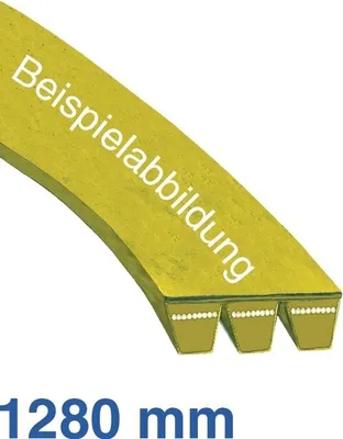 Produktbild von Europart Keilrippenriemen 1280 PJ 6 E wie ZANUSSI 5068053900/9 für Waschmaschine Waschtrockner