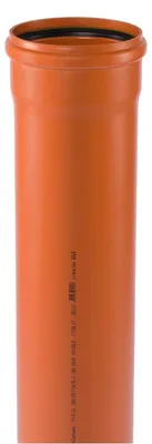 Obrázek produktu pro Odpadní trubka s hrdlem kgem sn8, dn 200, délka 1000 mm