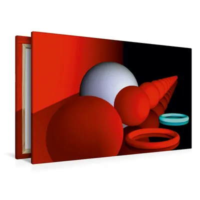 Produktbild von Calvendo  Textil-Leinwand 120 cm x 80 cm quer Ein Motiv aus dem Kalender 3D - 3 Farben, Bild Issa; 7332838