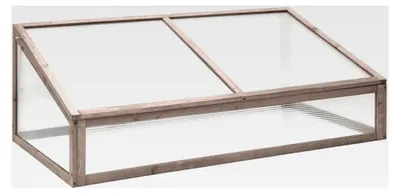 Produktbild von Gewächshaus Grau 110x58,5x39 cm aus Tannenholz