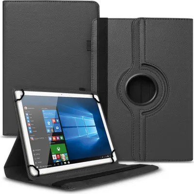 Produktbild von Tablet Tasche Blackview Tab 7 Pro / 7 Hülle Schutzhülle 10.1 Cover 360° Drehbar, Farbe:Schwarz