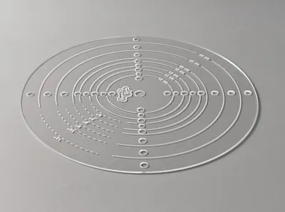 Produktbild von Zentrierhilfe Acrylplatte Torte Stapeln 35 cm