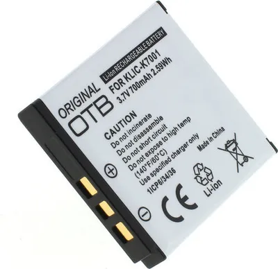 Produktbild von OTB Akku kompatibel zu Kodak Klic-7001 Li-Ion