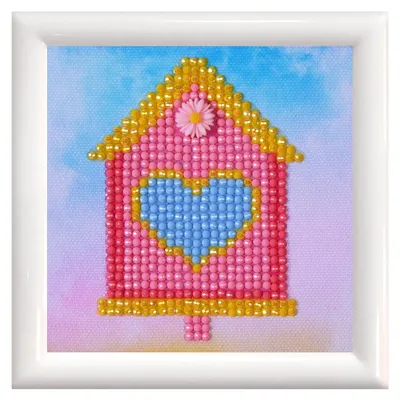 Produktbild von DIAMOND DOTZ® Original Diamond Painting Home Sweet Home 10 x 10 cm mit