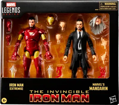 Zdjęcie produktu dla Marvel The Invencible Iron Man   Iron Man Extremis & Marvels Mandarinen-Blister, 2 figurki, 15 cm