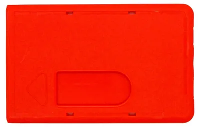 Produktbild von KARTENHÜLLE Rot - Ausweishülle für Kreditkarten und EC-Karten - RFID Schutz - Kunststoff - Germany