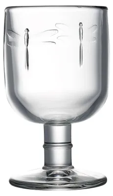 Weinglas-Set 6er, Libellenmotiv, 280 ml, konisch, spülmaschinengeeignet