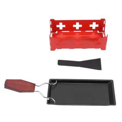 Obrázok produktu pre Prenosná nepriľnavá sada na raclette s rotorom a plechom na pečenie pre sporák a kuchyňu