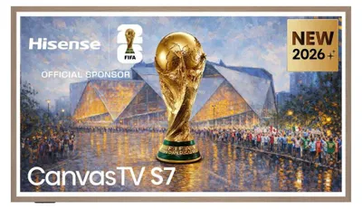 Zdjęcie produktu dla Hisense 55S7S, 139,7 cm (55"), 3840 x 2160 px, QLED, Smart TV, Wi-Fi, Czarny