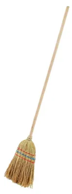 Obrázek produktu pro Rekord dětské koště z rýžové slámy s dřevěnou násadou o celkové délce 102 cm