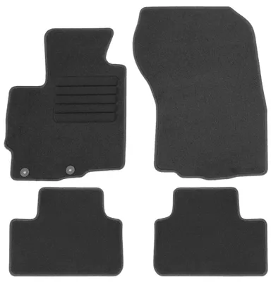 Produktbild von Fußmatten-Set für Mitsubishi ASX, 06/2010-02/2023, 4-teilig, Schwarz