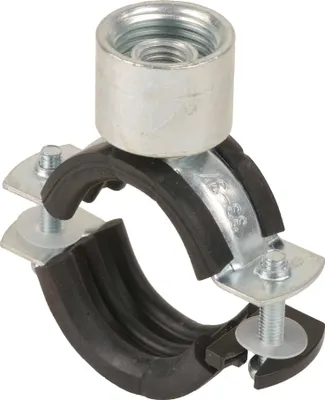 Produktbild von 10 Stück - Schraubrohrschelle 25 mm - 30 mm M8/M10 + 1/2" : 25-30 mm Größe: 25-30 mm